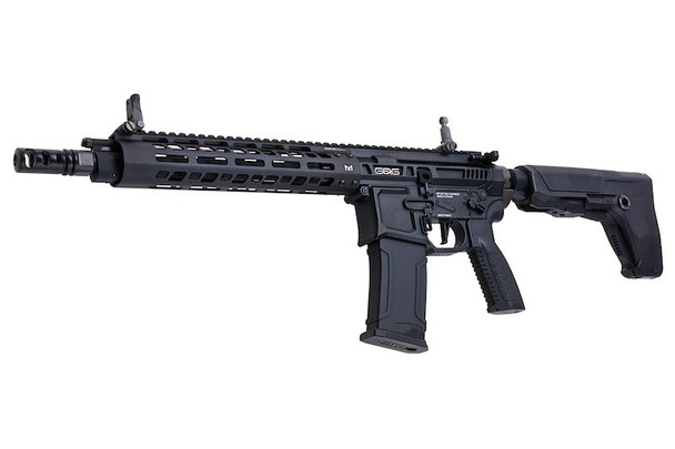 G&G MGCR 556 GBBR Airsoft M4 Rifle w/ M-Lok Handguard (10 inch) - Black