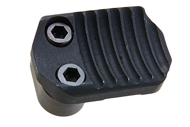 Revanchist Airsoft VFC M4 GBBR Mag Release (CNC Aluminum, Type B, Black)
