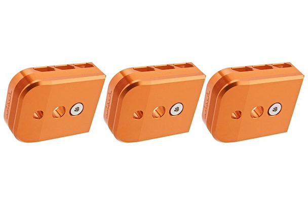 Dr. Black Tokyo Marui Hi Capa 5.1 GBB Magazine Base (Aluminum, Type B, Orange)