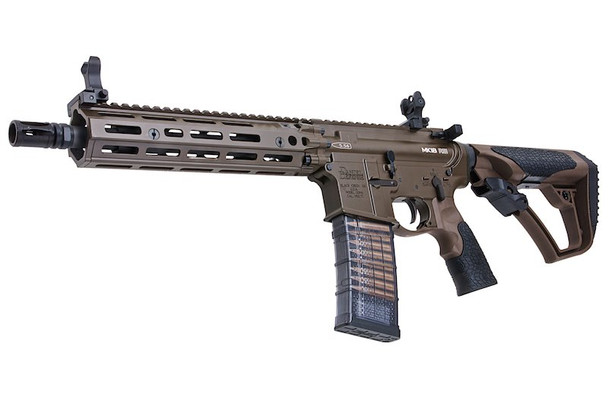 EMG Daniel Defense DD MK18 RIII PDW GBB Airsoft M4 Rifle (CYMA CGS System) - Brown