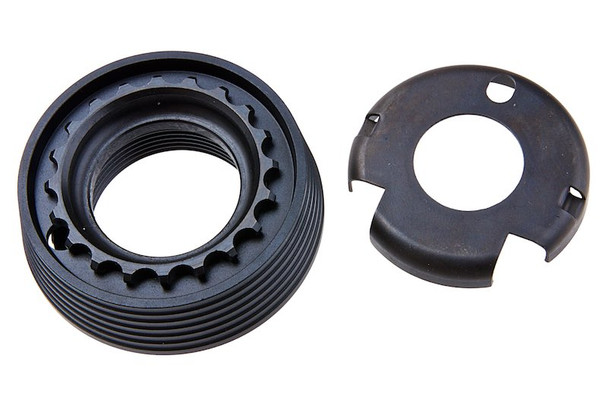 CYMA CGS Tokyo Marui MWS GBBR Delta Ring and Front Cap (M4 Type, Aluminum & Steel)