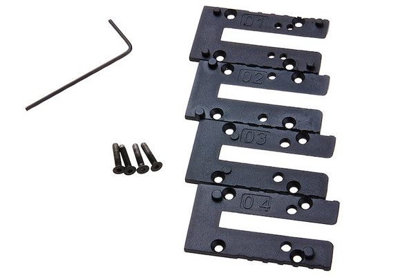 GHK MOS Reflex Sight Adapter Set for Umarex / GHK Glock MOS Model (Glock 17 Gen 5 MOS)