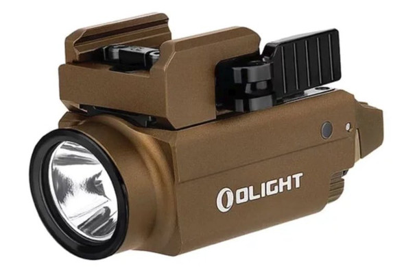 OLIGHT Baldr S Tactical Flashlight & Green Laser - Desert Tan