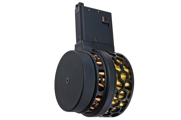 Dytac GHK M4 GBB Xmag Green Gas Drum Mag (100 rounds Airsoft Magazine)