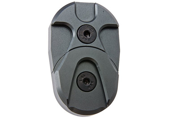 Dr. Black Folding Stock Adapter for AEG (CNC 6063 Aluminum, Grey)