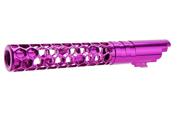 Dr. Black Hi-Capa 5.1 GBB Outer Barrel (Type -Favos, 6063 Aluminum, Purple)