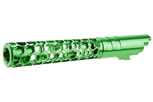 Dr. Black Hi-Capa 5.1 GBB Outer Barrel (Type -Favos, 6063 Aluminum, Green)