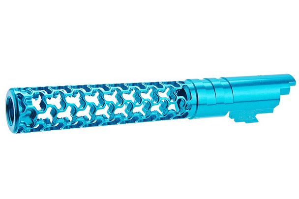 Dr. Black Hi-Capa 5.1 GBB Outer Barrel (Type -Geom, 6063 Aluminum, Aqua)