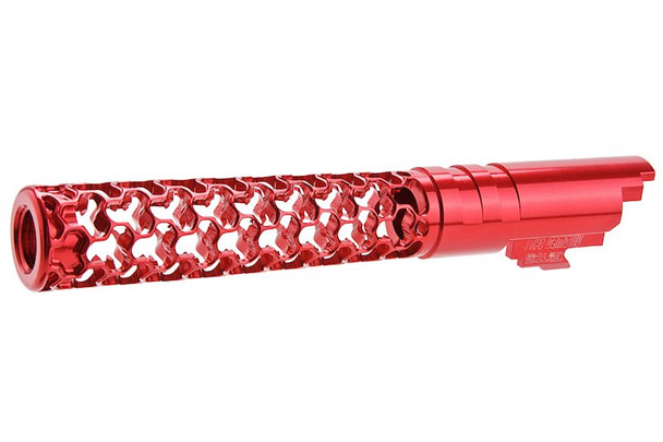 Dr. Black Hi-Capa 5.1 GBB Outer Barrel (Type -Geom, 6063 Aluminum, Red)