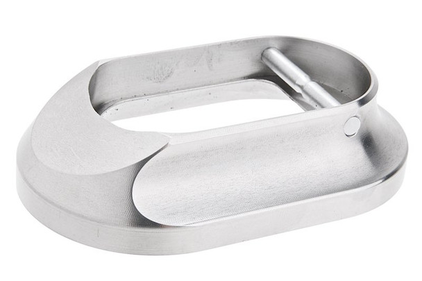 Revanchist Airsoft Hi Capa GBB Stainless Steel INF Style XL Magwell - Aluminum, Silver