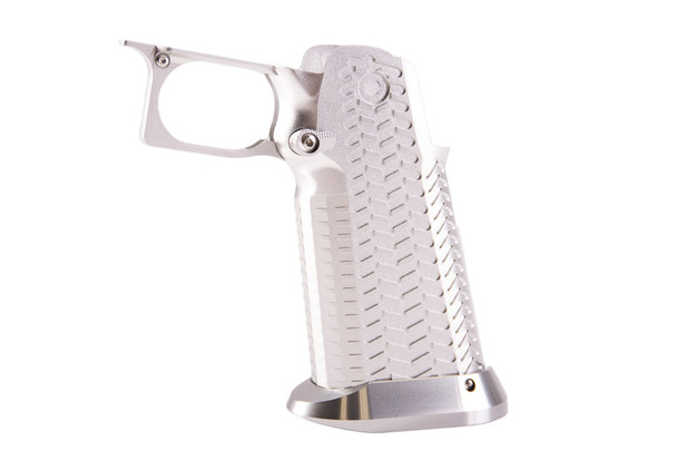5KU Tokyo Marui Hi Capa GBB CNC Aluminum Grip (Type 6) - Silver