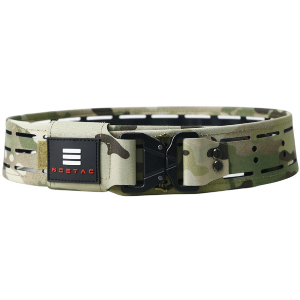 SOETAC Laser Cut Lightweight Molle Combat Belt (Multicam, Size L)