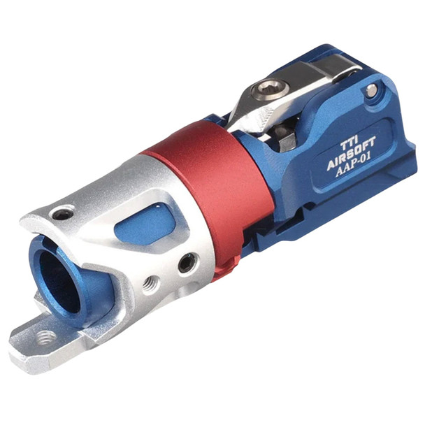 TTI Airsoft Action Army AAP01 / AAP01C GBB Series Infinity One Piece Full CNC TDC Hop Up Chamber - Blue