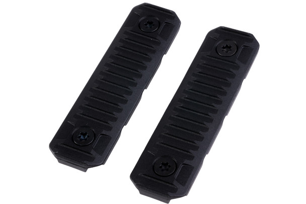 Strike Industries Mlok Rail Covers with Cable Management System - (Long, Black, 2pcs/set)