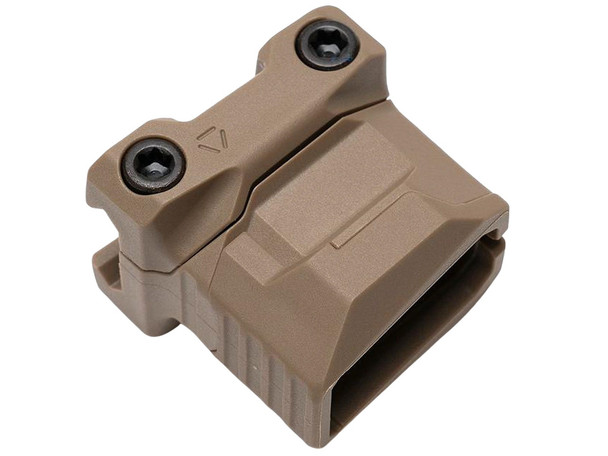 Strike Industries Stacked Angled Grip with Cable Management System (for 1913 Picatinny) - FDE