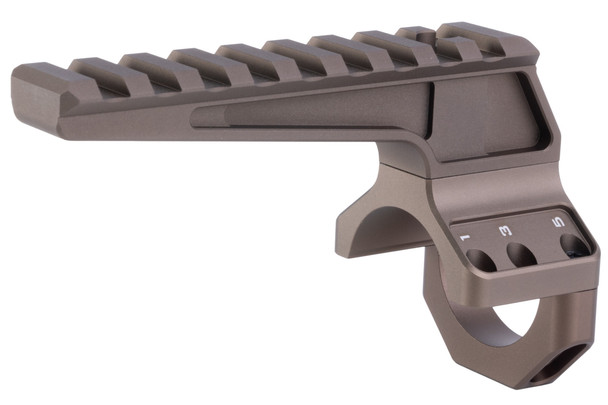 Airsoft Artisan BO Style One Accessory Ring Cap with Rail / RMR Adapter for AA-PART-22 / AA-PAART-31 (DE)