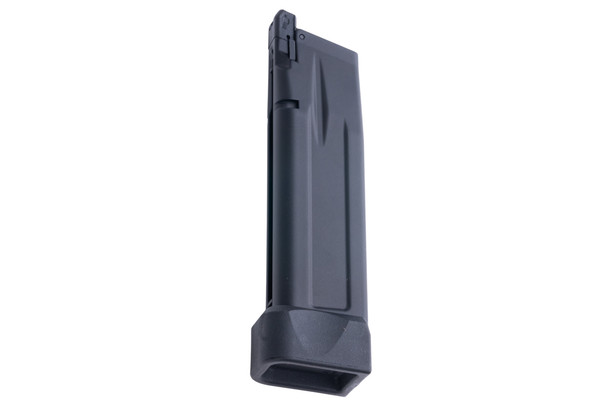 TTI Airsoft Light Weight Gas Magazine for Tokyo Marui Spec Hi Capa GBB (29rds, Aluminum, BK)