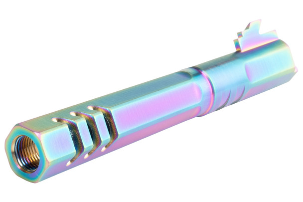 5KU Tokyo Marui Hi Capa 5.1 Stainless Steel Outer Barrel (M11 CW) - Rainbow