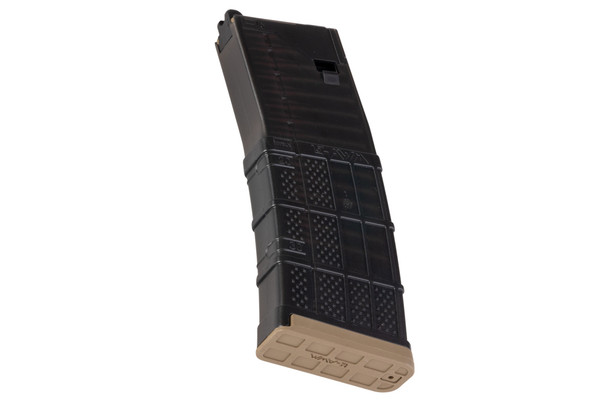 EMG Lancer Systems L5AWM V2 35rds Gas Mag for Marui MWS GBBR by Angry Gun (300BLK, Translucent Smoke)
