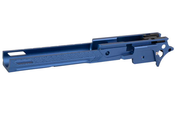 Dr. Black Tokyo Marui Hi Capa 5.1 GBB Frame (Style 05, CNC Aluminum, Blue)