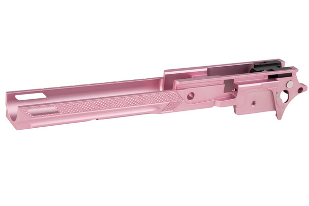 Dr. Black Tokyo Marui Hi Capa 5.1 GBB Frame (Style 05, CNC Aluminum, Pink)