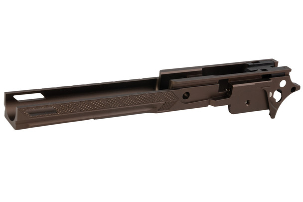 Dr. Black Tokyo Marui Hi Capa 5.1 GBB Frame (Style 05, CNC Aluminum, Tan)