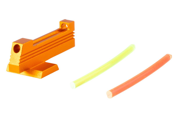 Dr. Black Tokyo Marui Hi Capa Fiber Optic Front Sight (Aluminum, Orange)