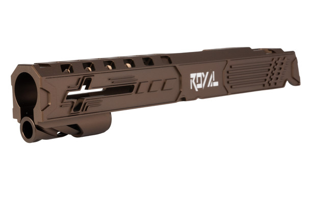 Dr. Black Tokyo Marui Hi Capa 5.1 GBB 'Royal' Slide (Aluminum, Tan)