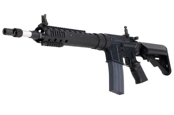 Cybergun Colt MK12 MOD H GBB Airsoft M4 Rifle (CYMA CGS System) - Black