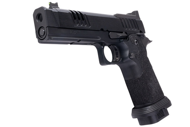 EMG 6mm Pro Shop Staccato XC GBB Airsoft Pistol w/ Hand-Made Stippling Grip - BK (by Army Armament)