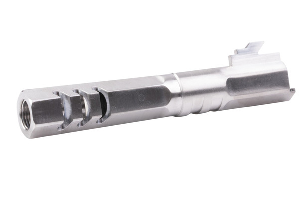 5KU Tokyo Marui Hi Capa 4.3 GBB Airsoft Outer Barrel (Stainless Steel, M11 CW) - Silver