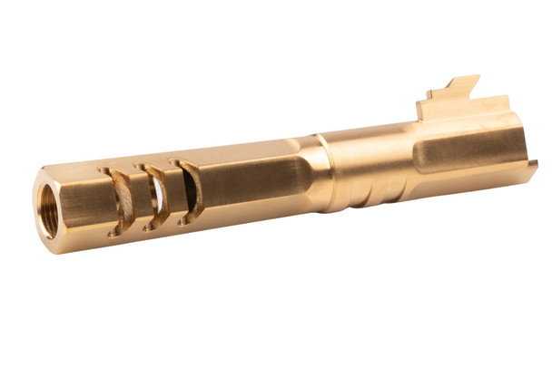 5KU Tokyo Marui Hi Capa 4.3 GBB Airsoft Outer Barrel (Stainless Steel, M11 CW) - Gold