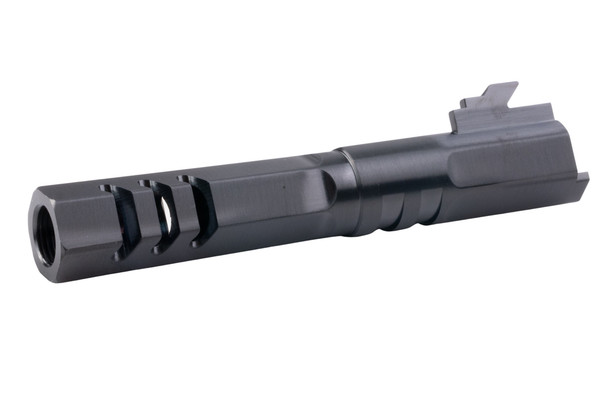 5KU Tokyo Marui Hi Capa 4.3 GBB Airsoft Outer Barrel (Stainless Steel, M11 CW) - Black