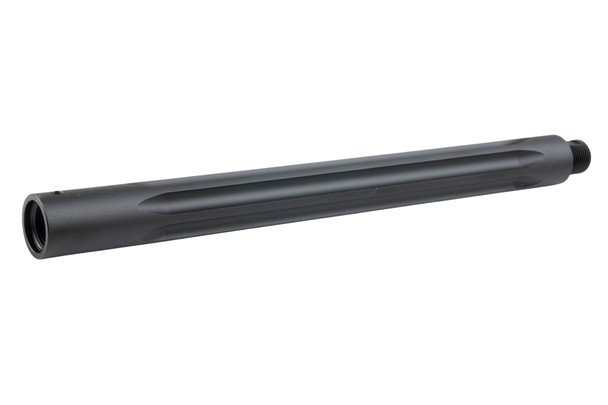 Maple Leaf 9 inch Outer Barrel for M4 AEG Airsoft 275mm Inner Barrel - Black (CNC Aluminum, 14mm CCW)