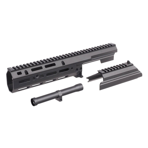 5KU MK3 Monolithic 1913 20mm Top Handguard Set for CYMA AK Airsoft AEG Series - Black