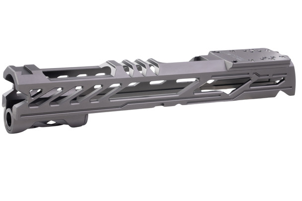 Dr. Black Tokyo Marui Hi Capa 5.1 GBB Optics Ready Slide Type Y (Aluminum, Grey)