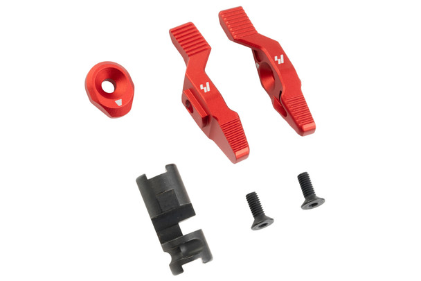 EMG Strike Industries CNC Ambidextrous Selector Switch for Tokyo Marui MWS GBBR - Red (by G&P)