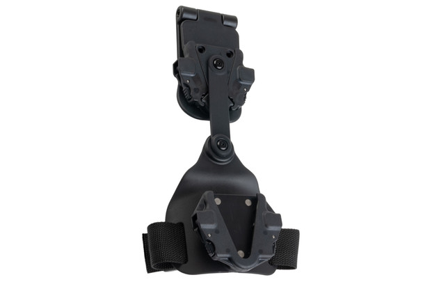 Alien Gear Rapid Force Swivel Drop Leg w/ Locking Belt Slide, Standard Strap & Buckle - Matte Black