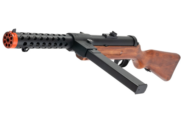 BONEYARD Snow Wolf Metal Bergmann MP-18 SMG Airsoft AEG - Real Wood (SW-021) - US version
