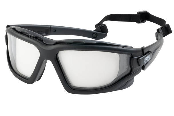 Pyramex I-Force Slim Safety Goggle (Black color w/ Clear Lens)
