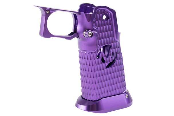 5KU Tokyo Marui Hi Capa GBB CNC Aluminum Grip (Type 9 Infinity Style) - Purple