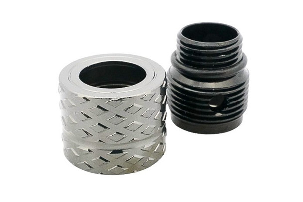 Dr. Black Thread Adapter Type B (Gray, Aluminum) - 11mm CW to 14mm CCW