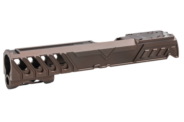 Dr. Black Tokyo Marui Hi Capa 5.1 GBB Aluminum MOS Slide (Type 'W', Tan)