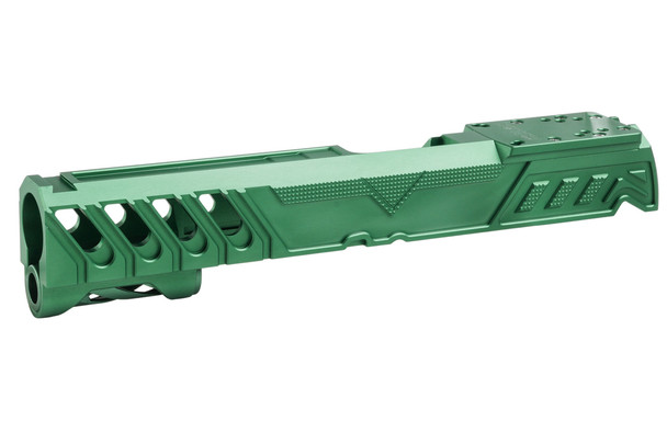 Dr. Black Tokyo Marui Hi Capa 5.1 GBB Aluminum MOS Slide (Type 'W', Green)