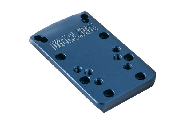 Dr. Black Aluminum Slide Type W / Y Red Dot Adapter Plate (Blue)