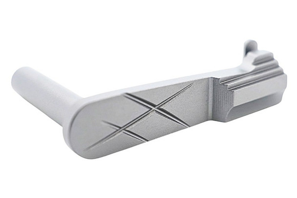 Dr. Black Tokyo Marui Hi Capa GBB Aluminum Slide Stop (Type C, Gray)