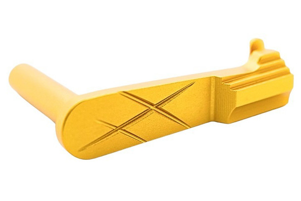 Dr. Black Tokyo Marui Hi Capa GBB Aluminum Slide Stop (Type C, Gold)