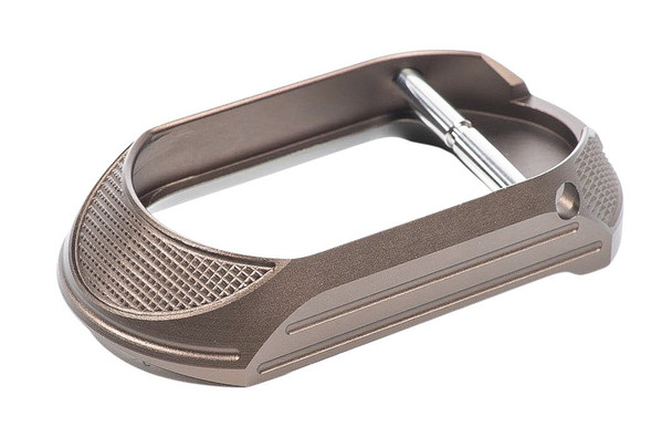 Dr. Black Tokyo Marui Hi Capa GBB Aluminum Magwell Type B (Polymer Grip / Dr.Black Aluminum Grip) - Tan