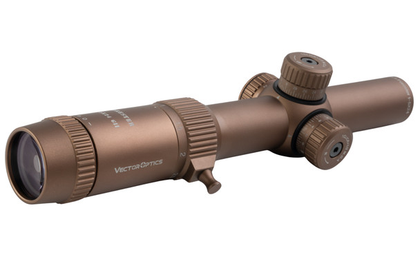 Vector Optics GenII Forester 1-5x24 Rifle Scope - Coyote Brown