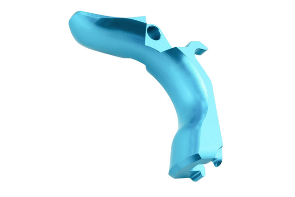 Dr. Black Tokyo Marui Hi Capa GBB Aluminum Grip Safety (Type B, Aqua)